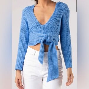 Dance & Marvel Crop Knit Top